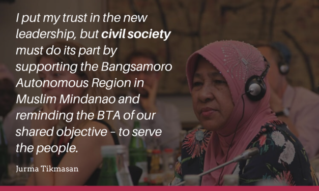 Building social capital with the Bangsamoro is a must