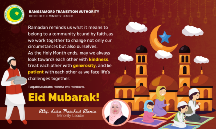 Eid Message from Minority Leader Atty. Laisa Masuhud Alamia