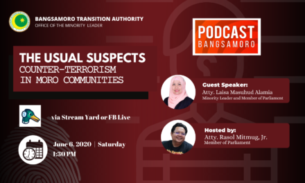 Podcast Bangsamoro: The Usual Suspects