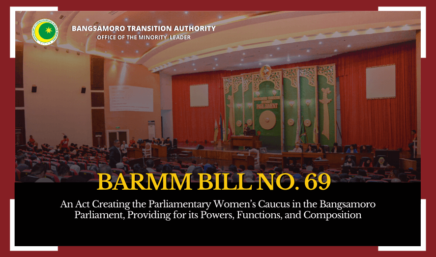 MP Alamia files Women’s Caucus Bill in Bangsamoro Parliament