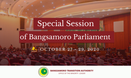 Special Session of Bangsamoro Parliament