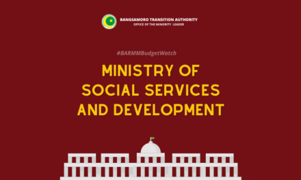 #BARMMBUDGETWATCH: MINISTRY OF SOCIAL SERVICES AND DEVELOPMENT