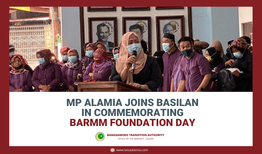 MP Alamia Joins Basilan in Commemorating BARMM Foundation Day