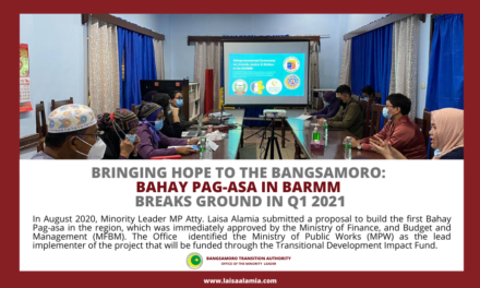Bringing hope to the Bangsamoro: Bahay Pag-Asa in BARMM breaks ground in Q1 2021