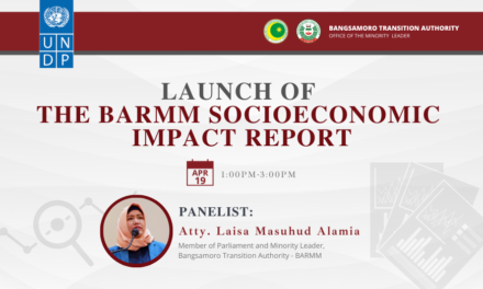 Launch of the BARMM Socioeconomic Impact Report