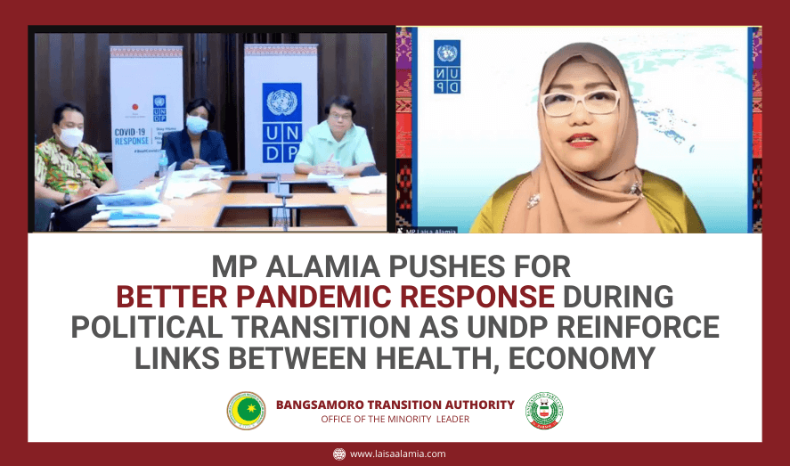 MP Alamia pushes for better pandemic response during political transition as UNDP reinforce links between health, economy
