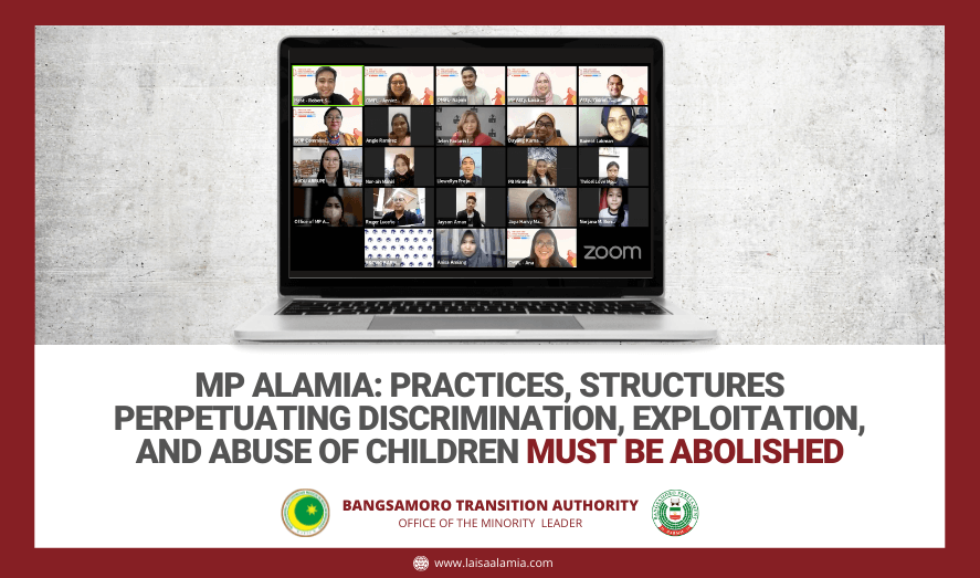 MP Alamia: Practices, structures perpetuating discrimination, exploitation, and abuse of children must be abolished