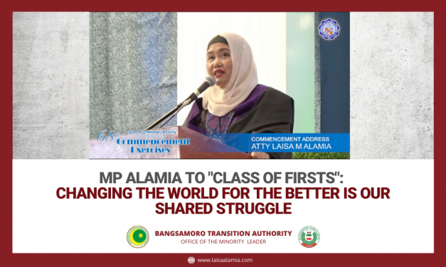 MP Alamia to “class of firsts”: Changing the world for the better is our shared struggle
