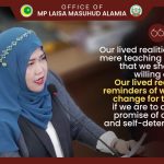 Privilege Speech of MP Laisa Masuhud Alamia
