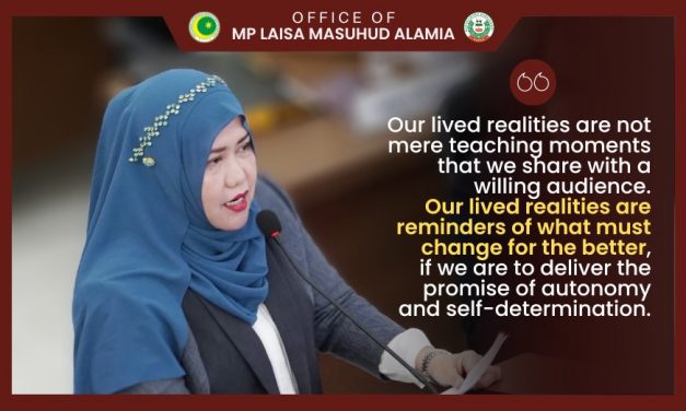 Privilege Speech of MP Laisa Masuhud Alamia