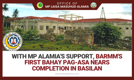 With MP Alamia’s Support, BARMM’s First Bahay Pag Asa Nears Completion
