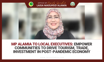MP Alamia: Empower communities to drive tourism, trade, investment in post pandemic economy
