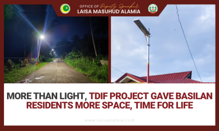 More than light, TDIF project gave Basilan residents more space, time for life
